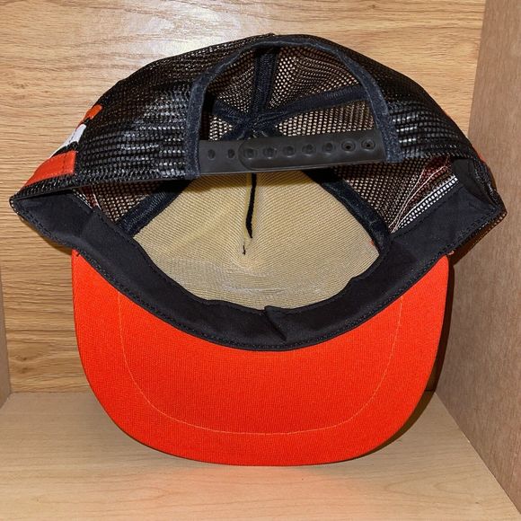 Vintage Harley Davidson Museum Snapback Trucker Hat 3 Three Stripes USA York PA - Picture 9 of 12